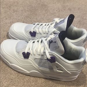 Metallic Purple Jordan 4s